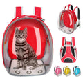 Wholesale Eco-Friendly Plastic Pet Space Capsule Backpack with Zipper Closure Solid Pattern Outdoor Use for Small Animals