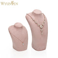 WYP  Custom  Jewelry Display Bust Wholesale Pendant Necklace Display  Jewelry Display case