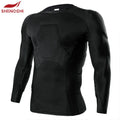 Custom Sponge Protective Undershirt Mens Soccer Chest Protector Compression Padded Goalkeeper Shirt With Pads