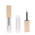 Hot Sale Make Your Logo Wholesale Rose Gold Liquid Lip Gloss Tube with Big Brush Lipgloss Tubes