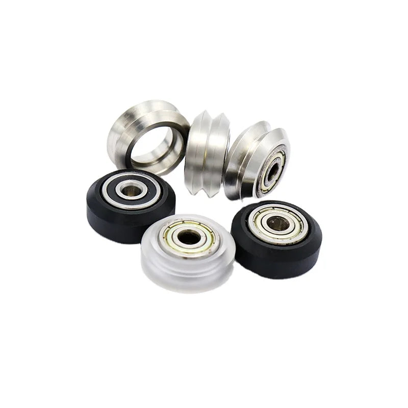 3D Printer Wheel V Nylon Pulley Wheels with Bearings D/V Plastic POM Pulley Fabrication Services Product