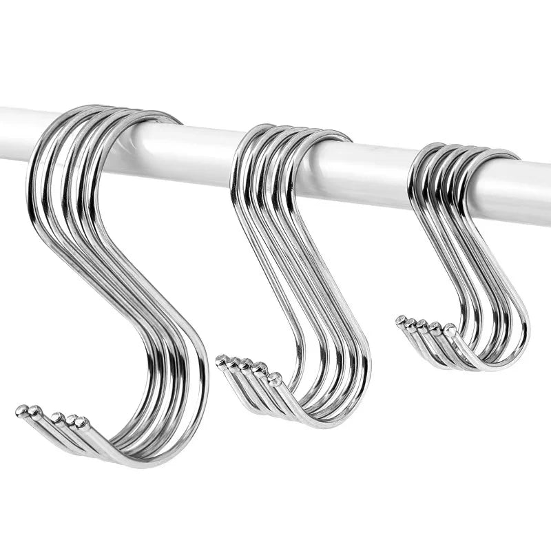 JAYA Sliver Metal Hook Round S Type Hooks