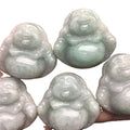 Certified Grade a Jade Buddha Pendant