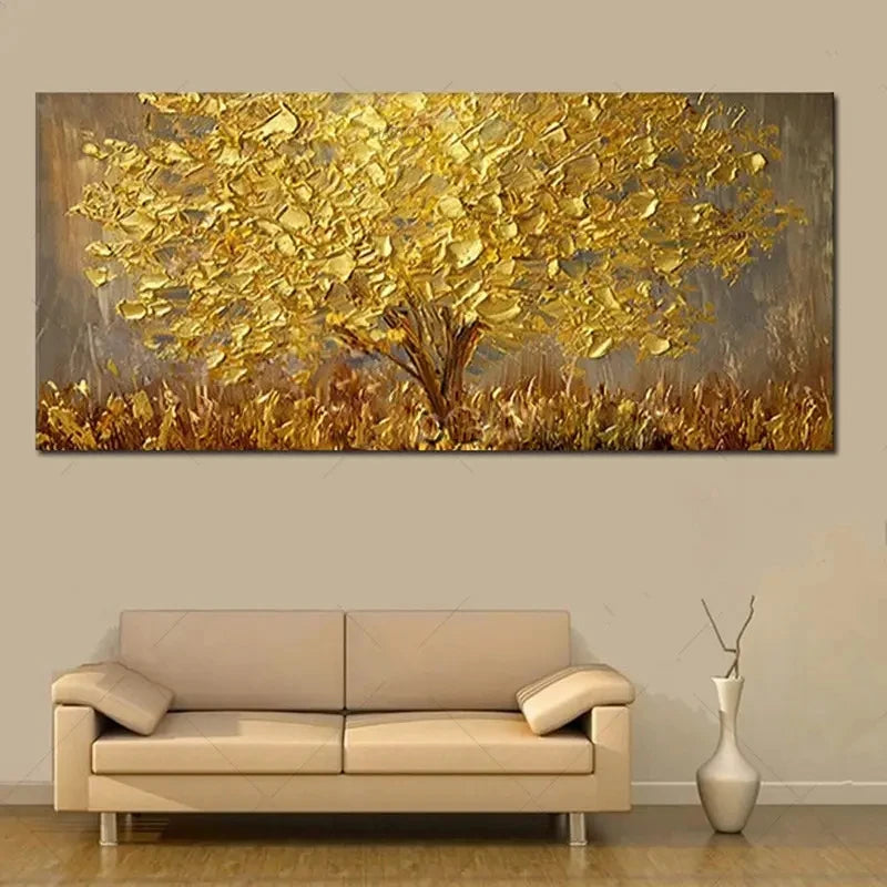 60X120 Hand-Painted 3D Abstract Oil Painting Luxurious Textured Artwork for Living Room Home Decor Porch Hanging Dropshipping