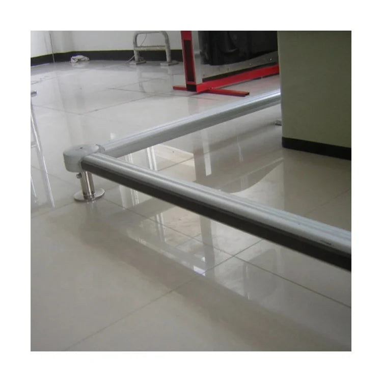 Safety Barrier Product Stainless Steel Protection Anti-collision Trolley Guardrail for Supermarket Equipment