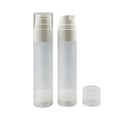 Wholesale Factory Price Empty Plastic 50ml PP Bottle Refillable Airless Pump Bottle for Cosmetic with Snap Screw Lock