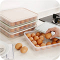 Green Kitchen Plastic Eco-friendly Chicken 3 Layer Eggs Storage Box
