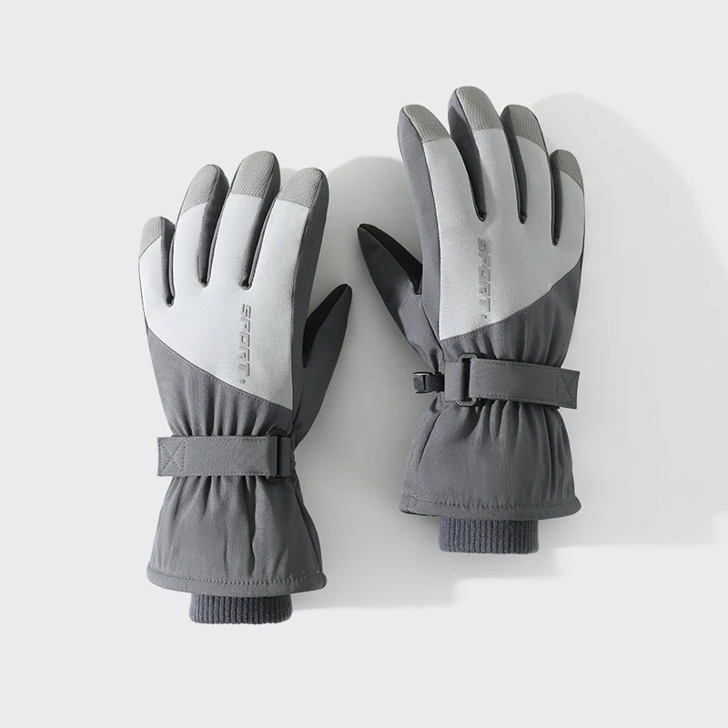 New Design Fashion Style Non-slip Windproof Winter Snowboard Women Ski Gloves