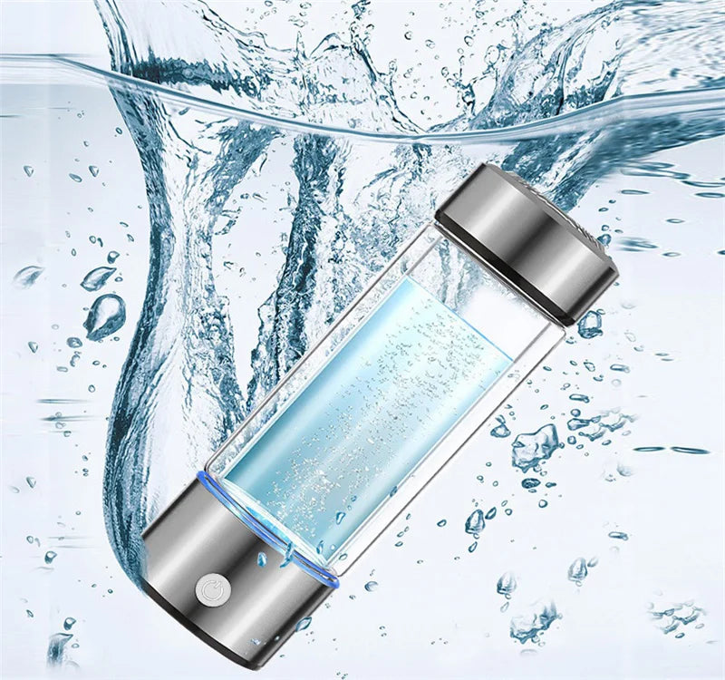 420 Ml Portable Hydrogen Generator Water Filter Ionizer Pure H2 Pem Rich Hydrogen Alkaline Bottle Electrolysis Drink Hydrogen