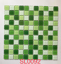 Kasaro  300*300 mm Small Chip Size Colorful Shining Exterior Cladding Anti-slip Mixed Color Wall Mosaic Tile