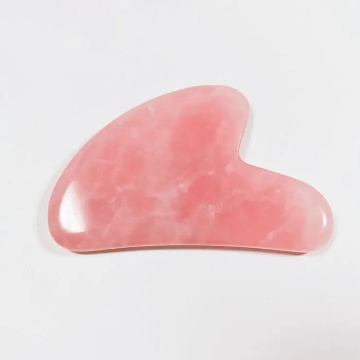 DIY Hot Selling Rose Quartz Gua Sha Stone Pink With Low Price