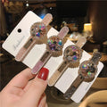 Fashion Hair Barrette Headwear Women Girls Rhinestone Hair Pins Accessories Bling Crystal Hair Clips