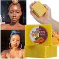Wholesale Vegan Turmeric Extract Beauty Remove Dark Spots Anti Acne Whitening Organic Handmade Bathing Soap