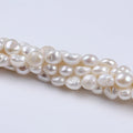 11-12mm Natural Real Loose Beads Freshwater Baroque Pearl Strand
