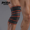 JINGBA High Elastic Knee Support Brace New Arrival Wholesale Flexible Leg Thighs Hamstrings Bandage for Running Cycling Walking