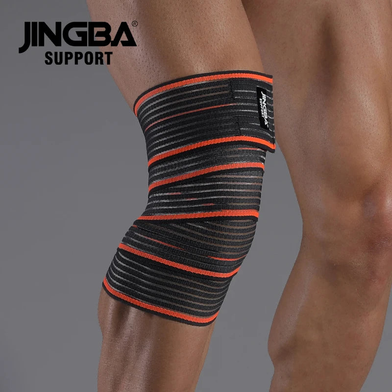 JINGBA High Elastic Knee Support Brace New Arrival Wholesale Flexible Leg Thighs Hamstrings Bandage for Running Cycling Walking