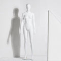 Window Plastic Mannequin Display Clothing Shop Women Full Body Boutique Female Full Body Glossy White Plastic Mannequin