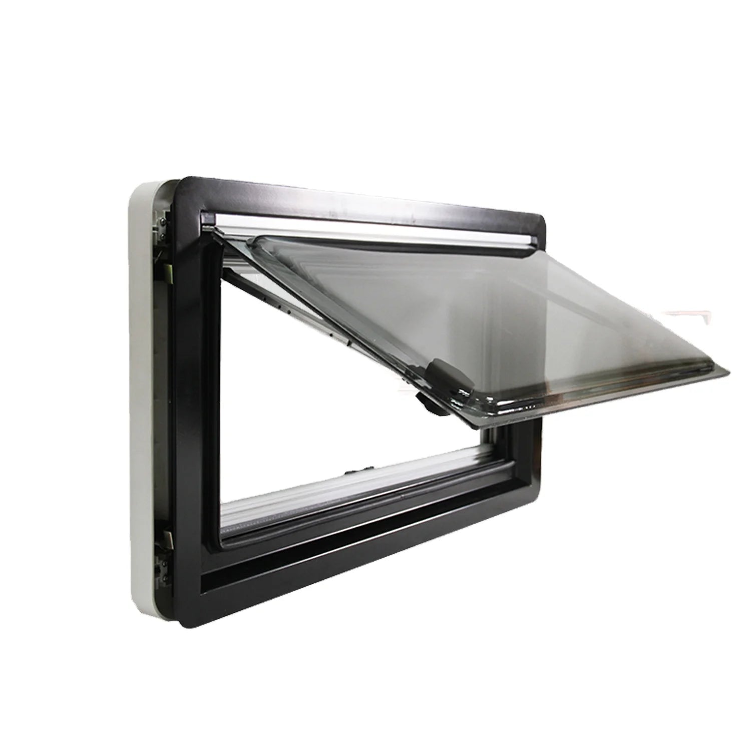 Caravan Accessories 500x450mm Double Glazed Acrylic Camper Van Moving Trailer RV Side Window with Curtain