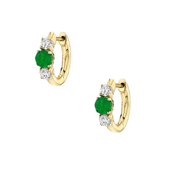 HOVANCI New Wholesale Fashion Jewelry Custom Gold Plated Iced Out Zircon Huggie Earrings for Women As Hoop Earrings for Gifts