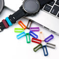 Black Annular Silicone Rubber Replacement Watch Band Keeper Holder Retainer Loop Ring for Suunto Watch Strap Accessories