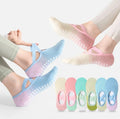 Wholesale Women's Wicking Sweat and Non-Slip Two Stripes Pilates Socks Gradient Criss-cross Yoga Socks Spring and Summer
