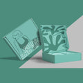 6x4x3 Inches Blue Shipping Boxes Teal Corrugated Small Cardboard Boxes for Mailing Packing