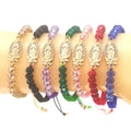 KDC1892 Wholesale Fashion Handmade Men Virgin Mary Lucky Charm Red Rope Cord String Jewelry Women