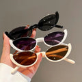 638 New Fashion Small Cat Eye Women Sunglasses Retro Trendy Vintage Sunglasses for Laady Lunettes De Soleil De Luxe Femme