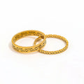 Joolim Jewelry Wholesale 18K Gold Plated Pattern Stainless Steel Rings for Women Jewelry 2022