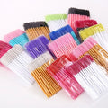 Wholesale Disposable 50pcs Lash Cleaning Brush Mascara Wand Tubes Lash Applicator Lash Brushes Spoolies