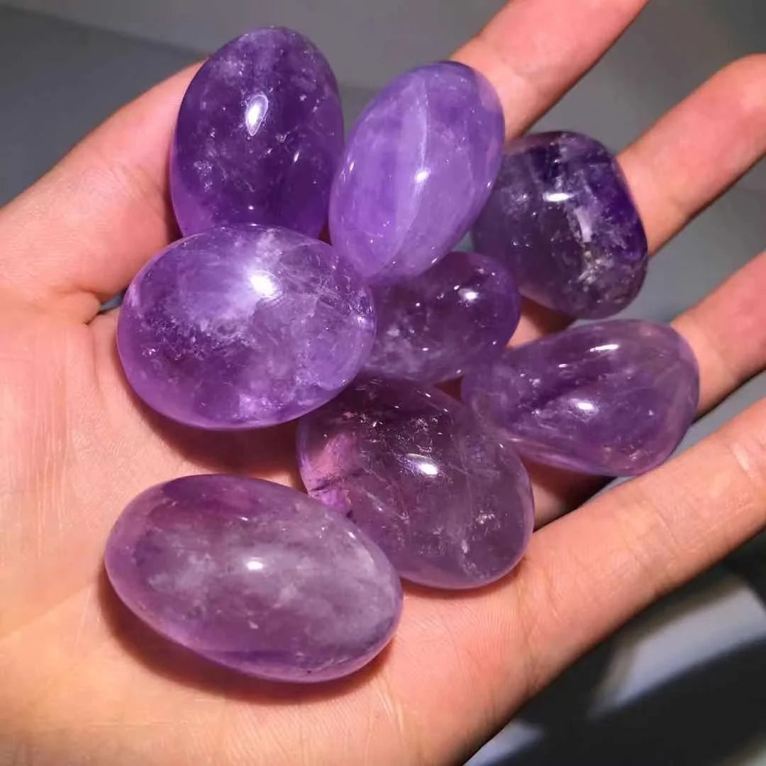 Wholesale Natural Quartz Tumbled Stone Crystal Gravel Crystals Healing Stones Crystal Chips Amethyst Tumbled for Decor