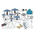 Factory Hot Sale 70 Pcs Stainless Steel Cooking Pot Sets Kitchen Non-stick Cookware Set