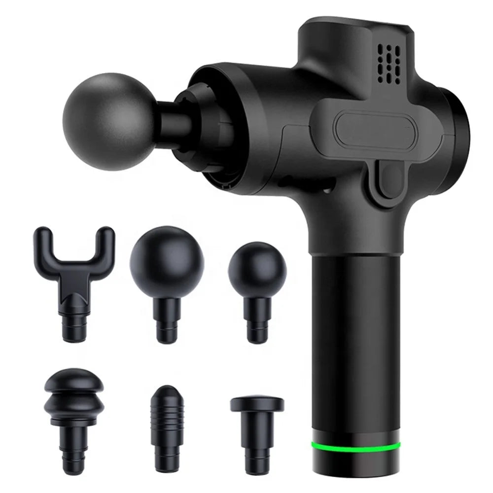 Hot 002 LED Screen Body Massage Gun Sports Vibration Massager for Muscle Tissue Application