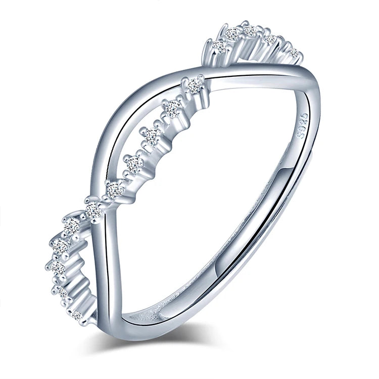 Manufacturer Direct Sale 925 Sterling Silver Ring Cz Wedding Rings Women