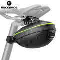 ROCKBROS 2022 New Desgin Bicycle Hard Saddle Bag With Led Light Bicycle Rear Seat Bag