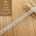 Embroidered Wave-shaped Openwork Lace Trim White Lace Decoration for Wedding Dress Multi-color Lace Trim