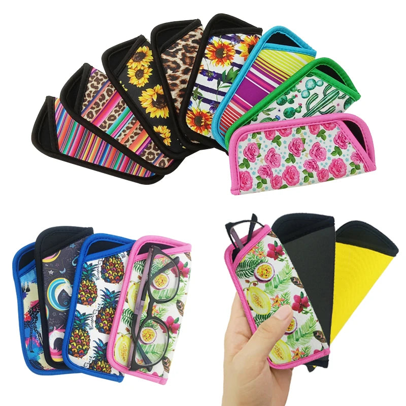 Portable Neoprene Sunglasses Organizer Pouch Bags Fashion Sunglasses Travel Pouch Case