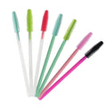 New Orange Color Silicone Disposable Brush for Eyelashes Spoolie Eyelash Mascara Brushes