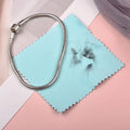 Custom Logo Printed Microfiber Silver Jewelry Care Cloth for Cleaning & Polish Jewelry