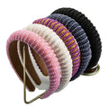 Nice Knotted Elastic Turban Headband Fancy Floral Hairbands Knotted Head Wrap