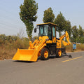 Multi-Function Farm CE New Small Brand 4X4 Excavator 4 Wheel Drive Retroexcavadora 4Wd Towable Mini Backhoe Loader