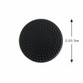 Custom Round Black 55MM Small Silicone Makeup Cleaning Brush Scrubber Mat Without Suction Cup Portable Washing Tool
