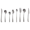 Vintage Nordic Matte Polishing Flatware Set Make Old Retro Brushed Cutlery Set Stainless Steel Tableware Knife and Fork Spoon