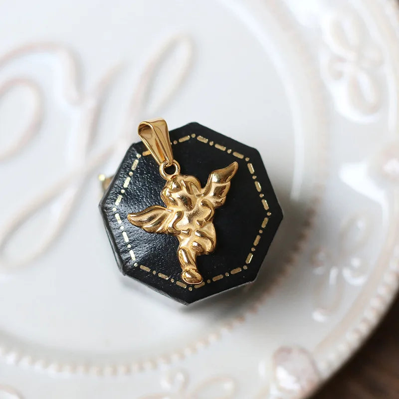 Popular Design Elephant Butterfly Shell Heart Pendant 18K Gold Custom Pendant Charms for Wholesale
