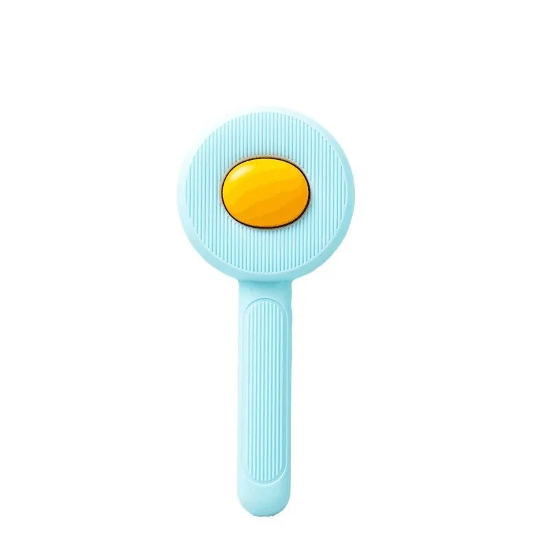 Self-Cleaning Pet Grooming Glide Brush - One-Click Floating Hair Removal Tool Bathing for Long/Short Haired Dogs and Cats
