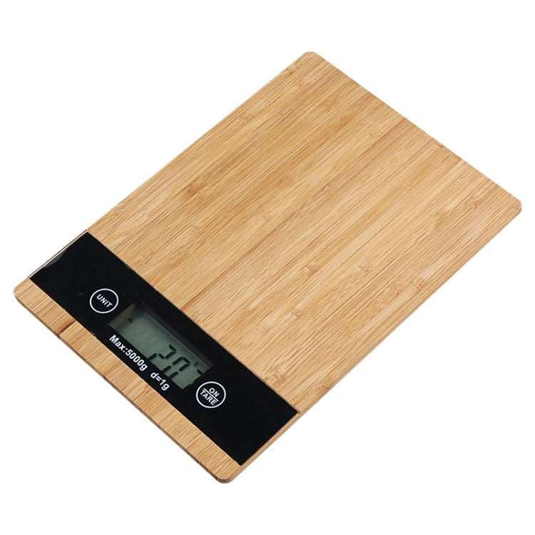 FBA Kitchen Ware Accessories Baking Equipment Digital Waterproof Kitchen Scale Eco-friendly Bamboo Shipping to USA