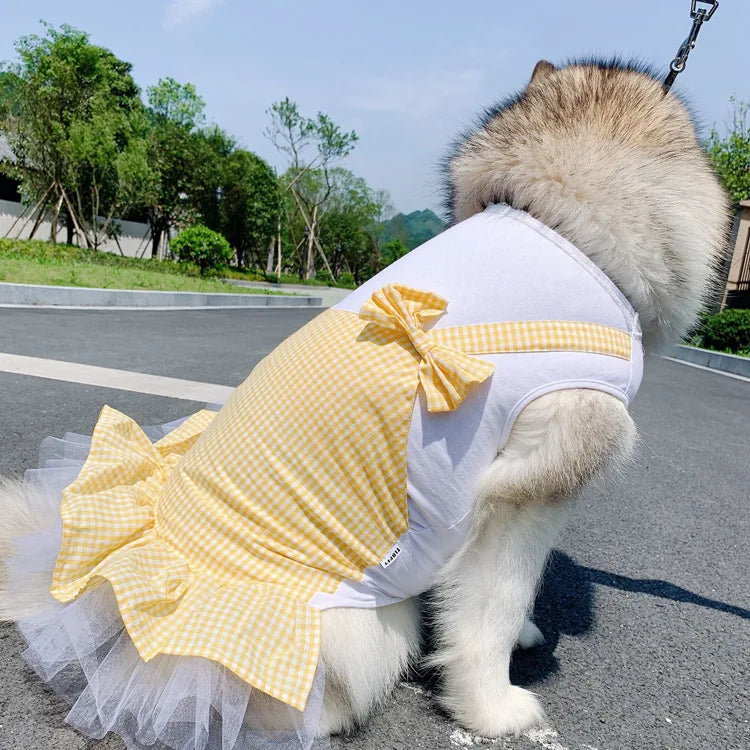 S~6XL Wholesale Summer Big Pet Apparel Shirt French Bulldog Dress