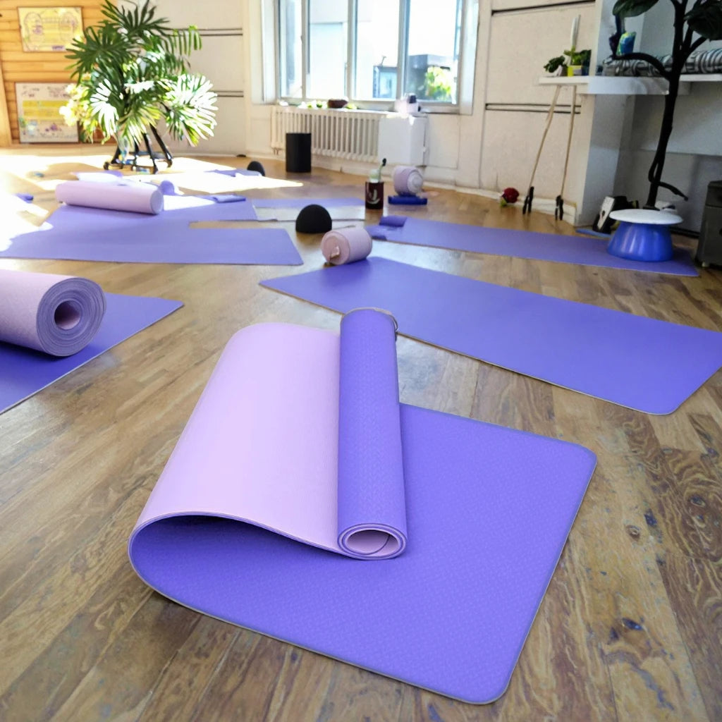 TPE Yoga Mat Durable and Eco-Friendly Exercise Mat for Fitness and Meditation