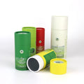 Food Grade Candle Coffee Bean Tea Spice Powder Paper Tube Cosmetic Perfume Deodorant Kraft Cardboard Tube Box Cylinder Packaging