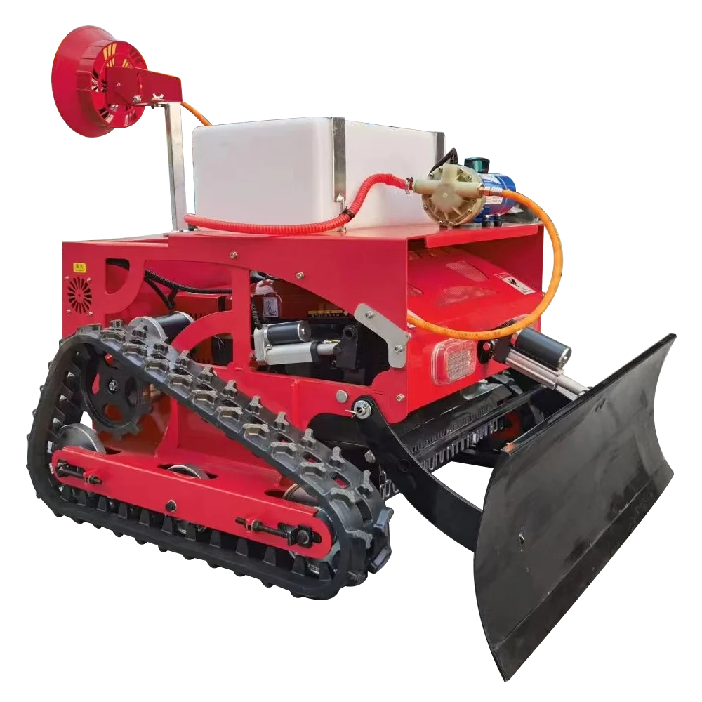 Upgraded Version Remote Control 196cc Industrial Grade Cordless Lawn Mower with Grass Box and Self Propelled Feature